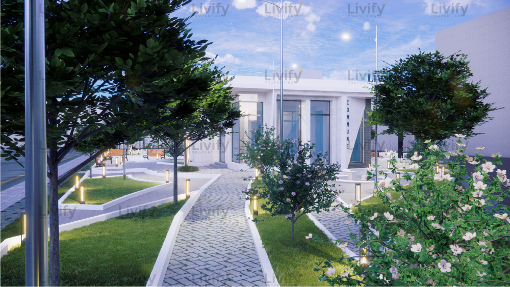 plot for sale in ennore - far view-night