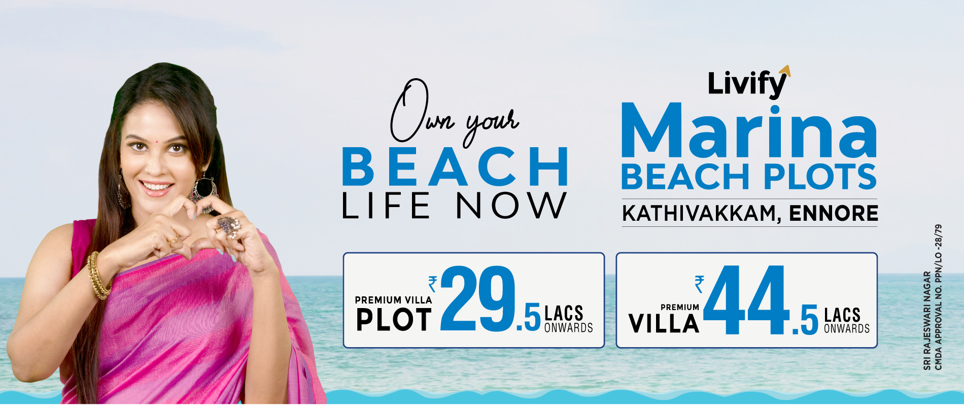 Livify Marina Beach Plots in Kathivakkam Ennore